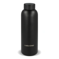 Waterdrop Roestvrijstalen Fles met Stalen dop 600ml