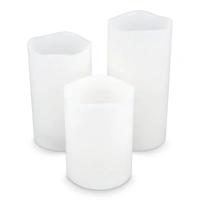 Koselys 3-delige set LED-waxkaarsen (op batterijen)