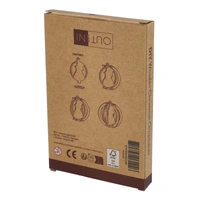InSideOut Houten kerstornament set van 3
