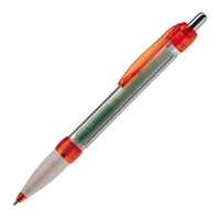 Transparant / Rood