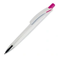 Wit / Donker Roze