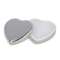 Platte metallic lippenbalsem in hartvorm