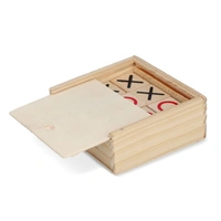 Tic Tac Toe houten in doos