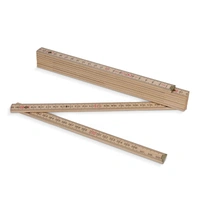 Duimstok hout 2m premium natuurlijk