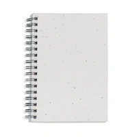 Spiraal notitieboekje zaadpapier