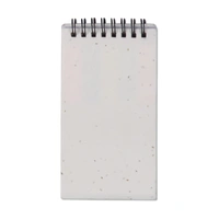 Zaadpapier notitieboekje en zelfklevende memoblaadjes