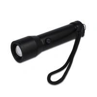 Oplaadbare IPX4-zaklamp van gerecycled aluminium