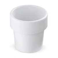 Hot-but-cool beker met kerstomaten zaadjes