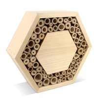 Bijenhuis van FSC-hout zeshoekig