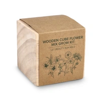 FSC Houten Plantenbak Set - Bloemenmix