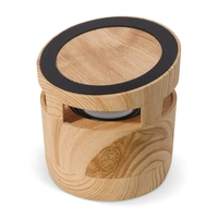 Houten look speaker 3W & draadloos laadstation 5W