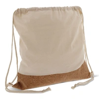 Trekkoord rugzak Kurk met katoenen koord 38x41cm