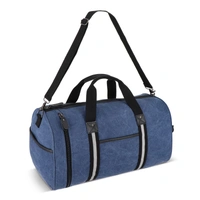 Gerecycled katoenen canvas plunjezak Harper