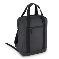 PU gecoate 600D gerecycled PET rugzak 27.5 x 12 x 37.5 cm 12 L