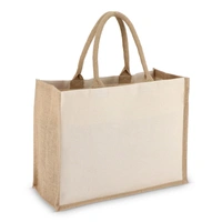 Jute-Katoen Tote OEKO-TEX® 42.5 x 19 x 32 cm 320g/m²