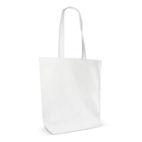 Schoudertas biologisch katoen kleur lang 270g/m² 42x12x43 cm