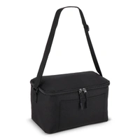 600D gerecycled PET koeltas voor 6 blikjes 25 x 14.5 x 15.5 cm 5 L