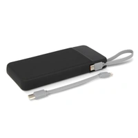Ziara Powerbank met USB-C & Lightning Kabel 10000mAh