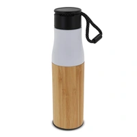 Thermofles met touw bamboe 500ml