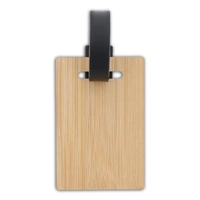 Bagagelabel bamboe