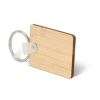 Sleutelhanger Bamboe rechthoekig