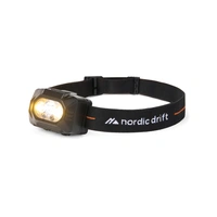 NordicDrift Everest krachtige hoofdlamp met dubbele batterij