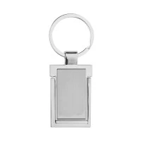 Gerecycleerde Zinc Sleutelhanger met Telefoonstandaard