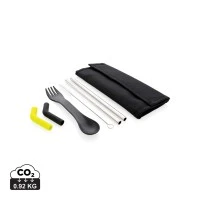 Tierra 2-delige Rietjes- en Bestekset