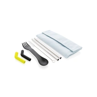 Tierra 2-delige Rietjes- en Bestekset