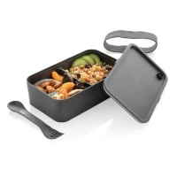 PP lunchbox met spork 0,8L