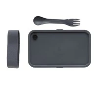 PP lunchbox met spork 0,8L