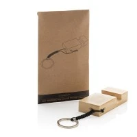 Bamboe Sleutelhanger Telefoonstandaard