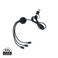 RCS gerecycled TPE en gerecyclede kunststof 60W 4-in-1 kabel