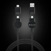 Oakland 1.2m 6-in-1 Snellaadkabel 45W