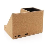 Kurken penhouder met draadloze oplader