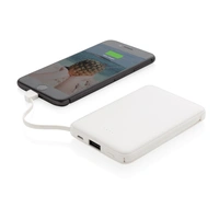 5.000 mAh powerbank met kabels