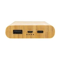 Bamboe Draadloze Powerbank 8000 mAh