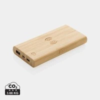 Bamboe Draadloze Powerbank 8000 mAh