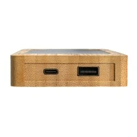 Sunwick 10.000 mAh bamboe solar powerbank