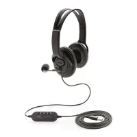 Over-ear USB hoofdtelefoon met microfoon