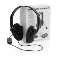 Over-ear USB hoofdtelefoon met microfoon