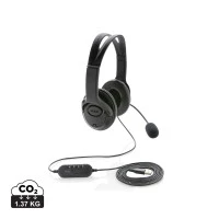 Over-ear USB hoofdtelefoon met microfoon