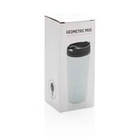 Geometrische roestvrijstalen mok 300ml
