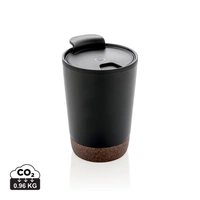 GRS gerecycled PP en roestvrijstalen kurk koffiebeker