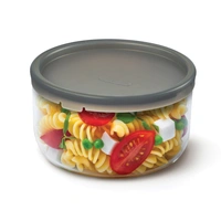 Zwarte Glas Lunchkom 750ml