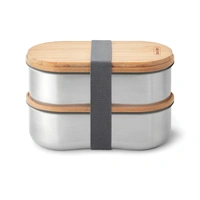 Black+Blum RVS Dubbele Bento Box 1L