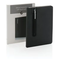 A5 PU notitieboek met stylus pen