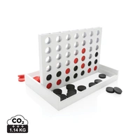 Connect houten vier-op-een-rij spel