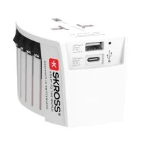 SKROSS MUV wereldreisadapter met USB A en C