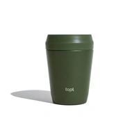 Topl Recycled Staal Beker 235ml met 360° Lid